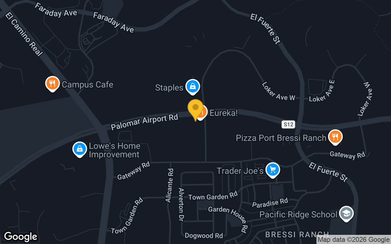 Map of Eureka! Carlsbad