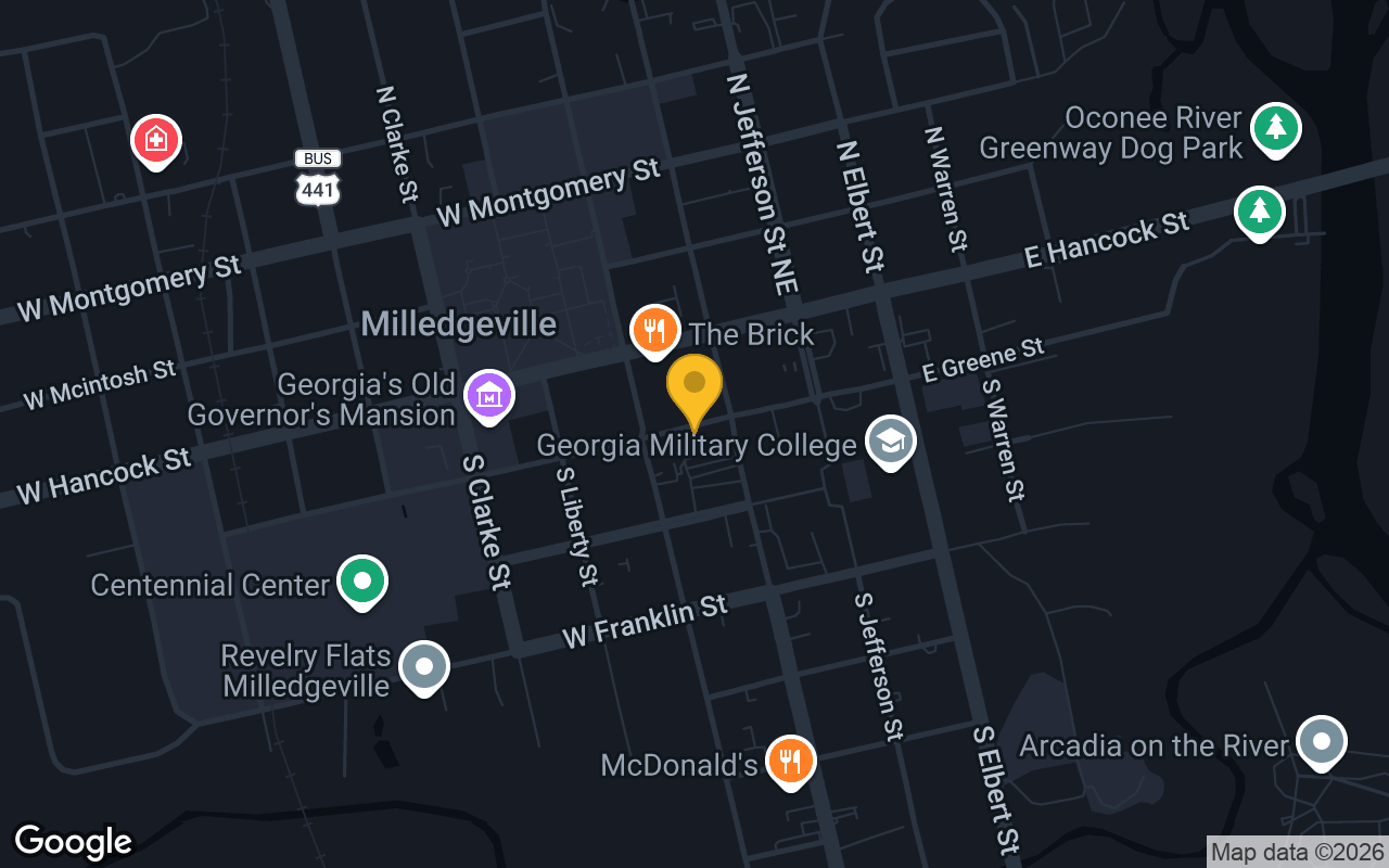 Map of Greene Street Pool Tavern