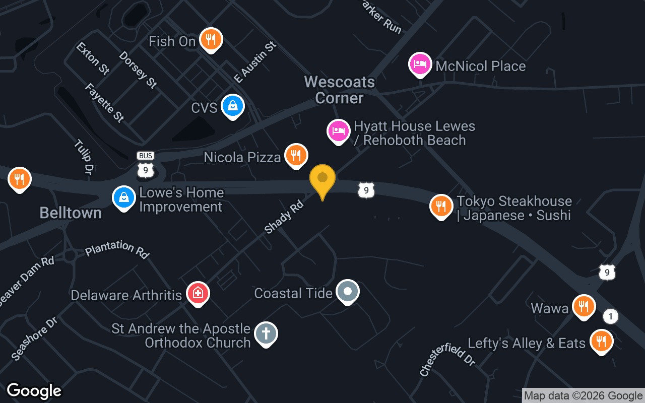 Map of Grotto Pizza Grand Slam
