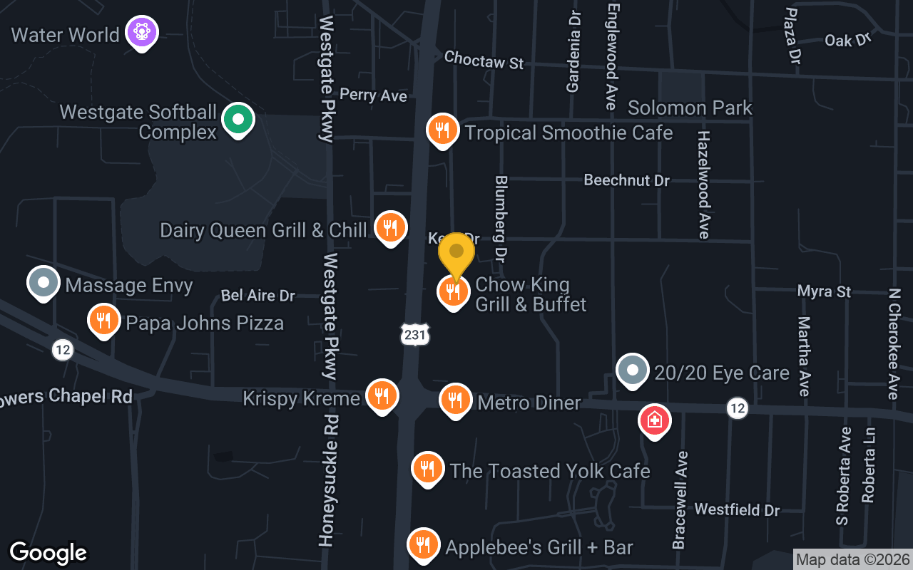 Map of Hangar 38 Dothan
