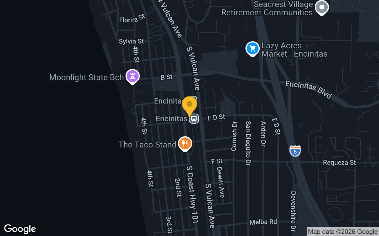 Map of Home & Away Encinitas