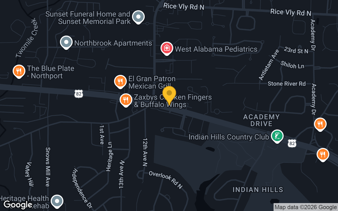 Map of Hoo’s Q & Brew