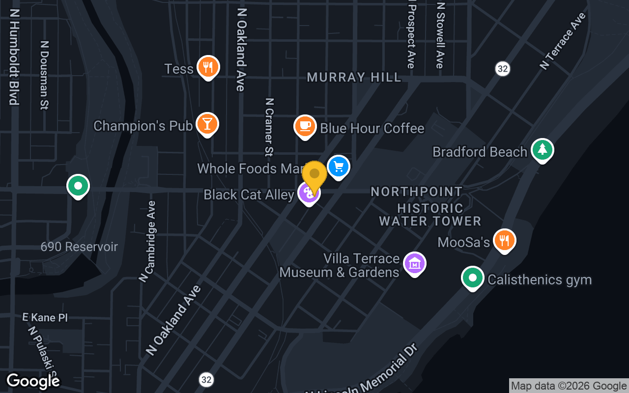 Map of Hooligan's Bar