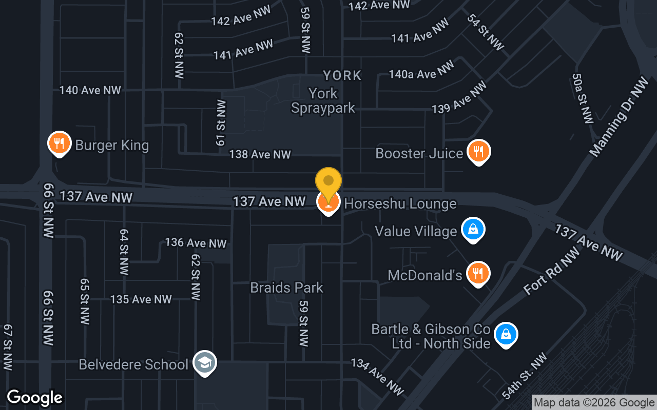 Map of Horseshu Sports Lounge
