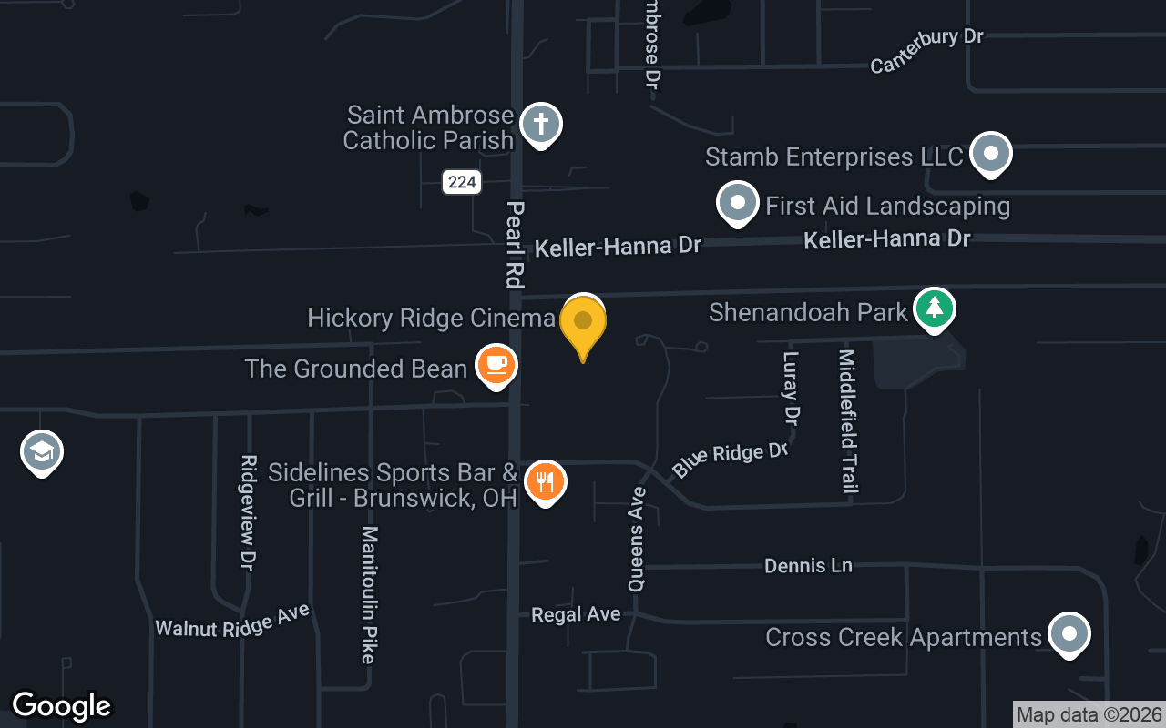 Map of Hotshots Sports Bar and Grill Cleveland