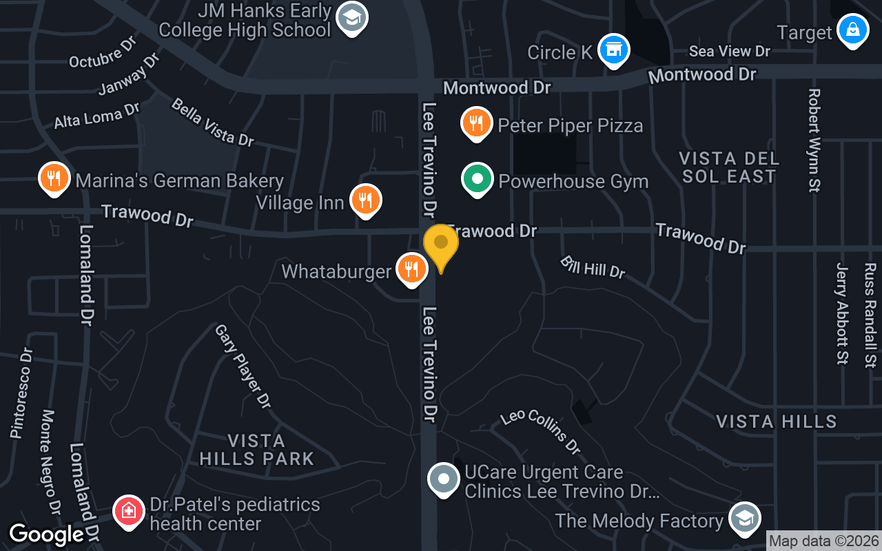 Map of Hudson's Grill