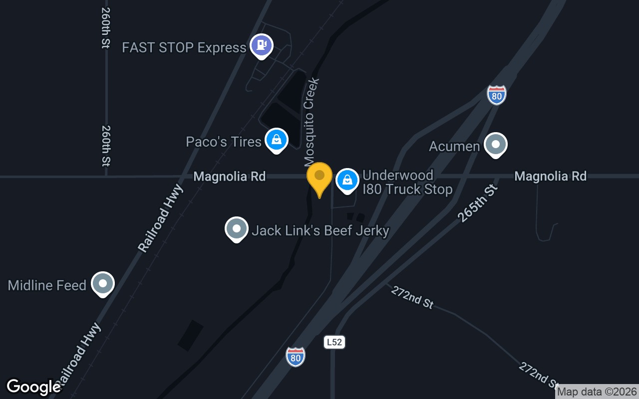 Map of I-80 Lounge