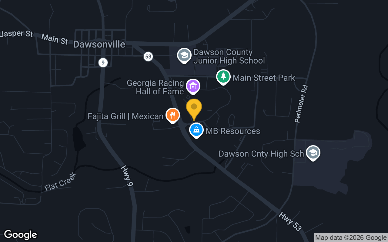 Map of I Love NY Pizza Dawsonville