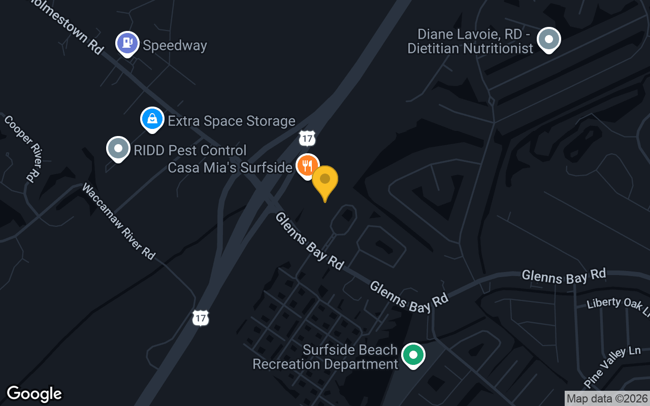 Map of Island Bar and Grill