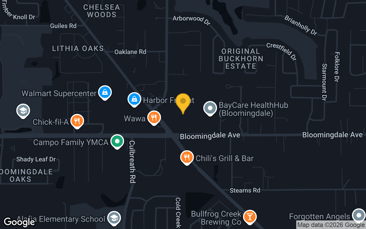 Map of JF Kicks Bar & Grille