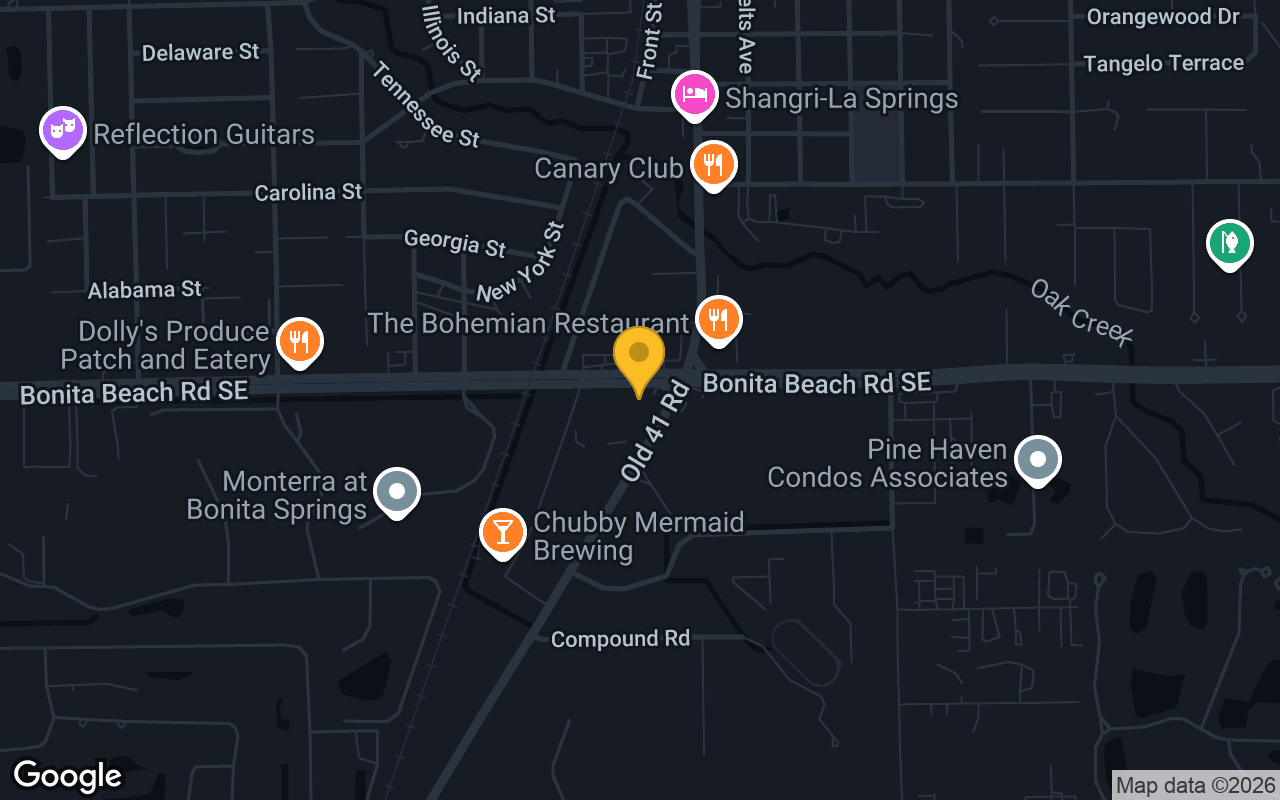 Map of Johnny Malloy's Bonita Springs
