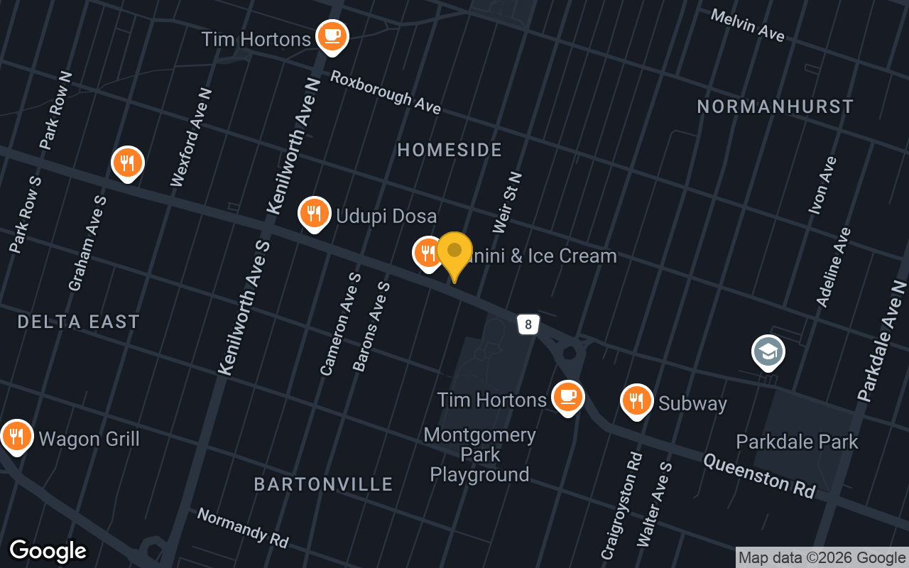 Map of Jordan's Homeside Pub