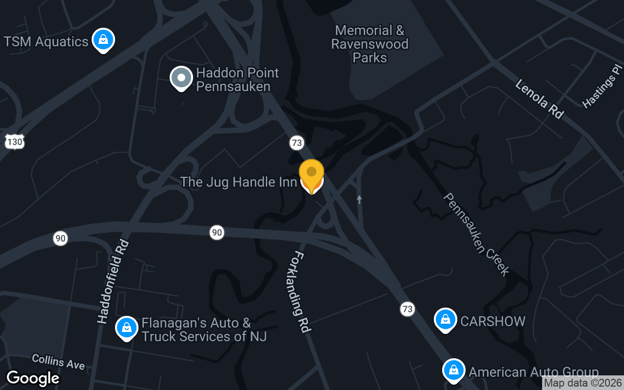 Map of Jughandle Inn