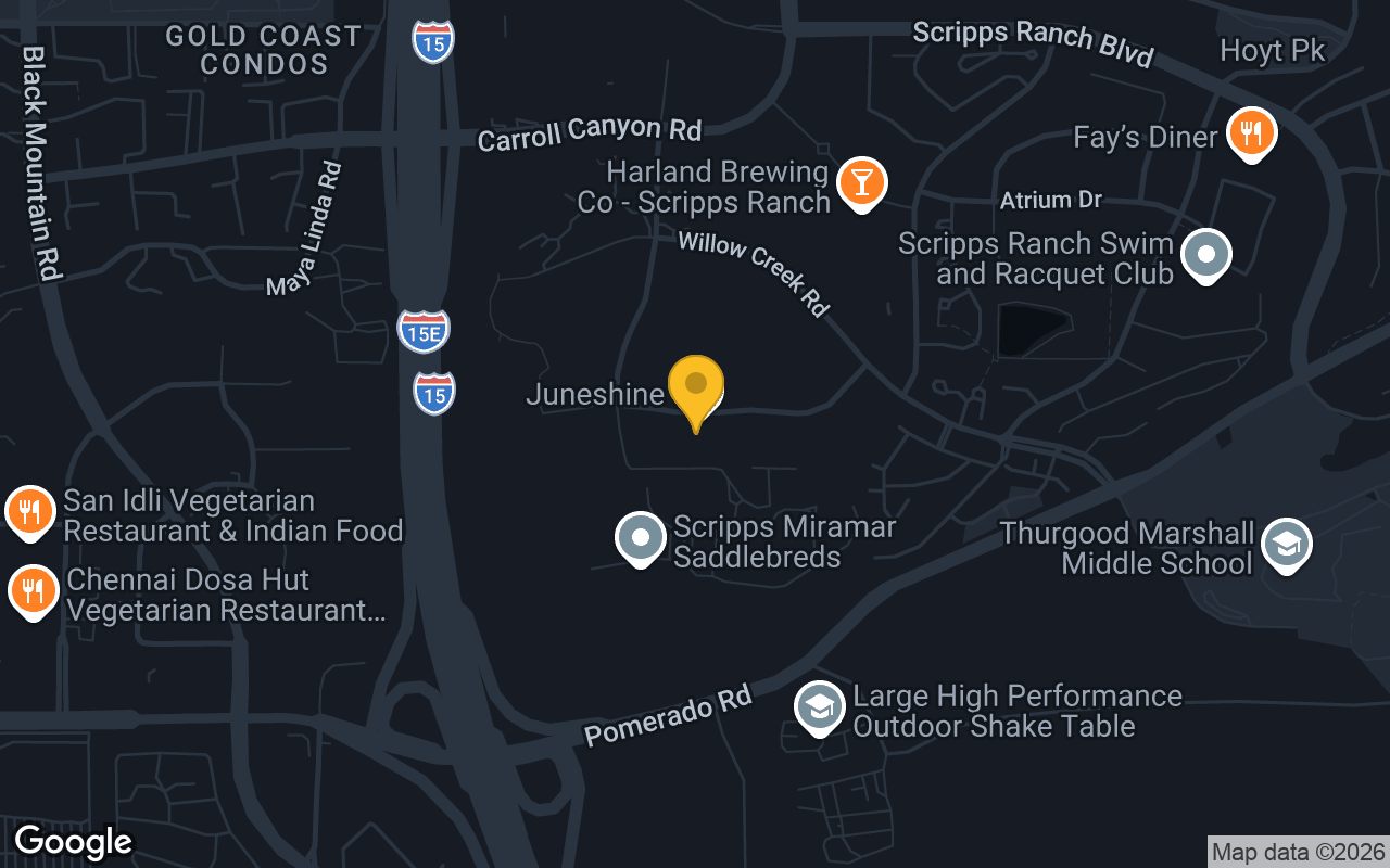 Map of JuneShine Ranch