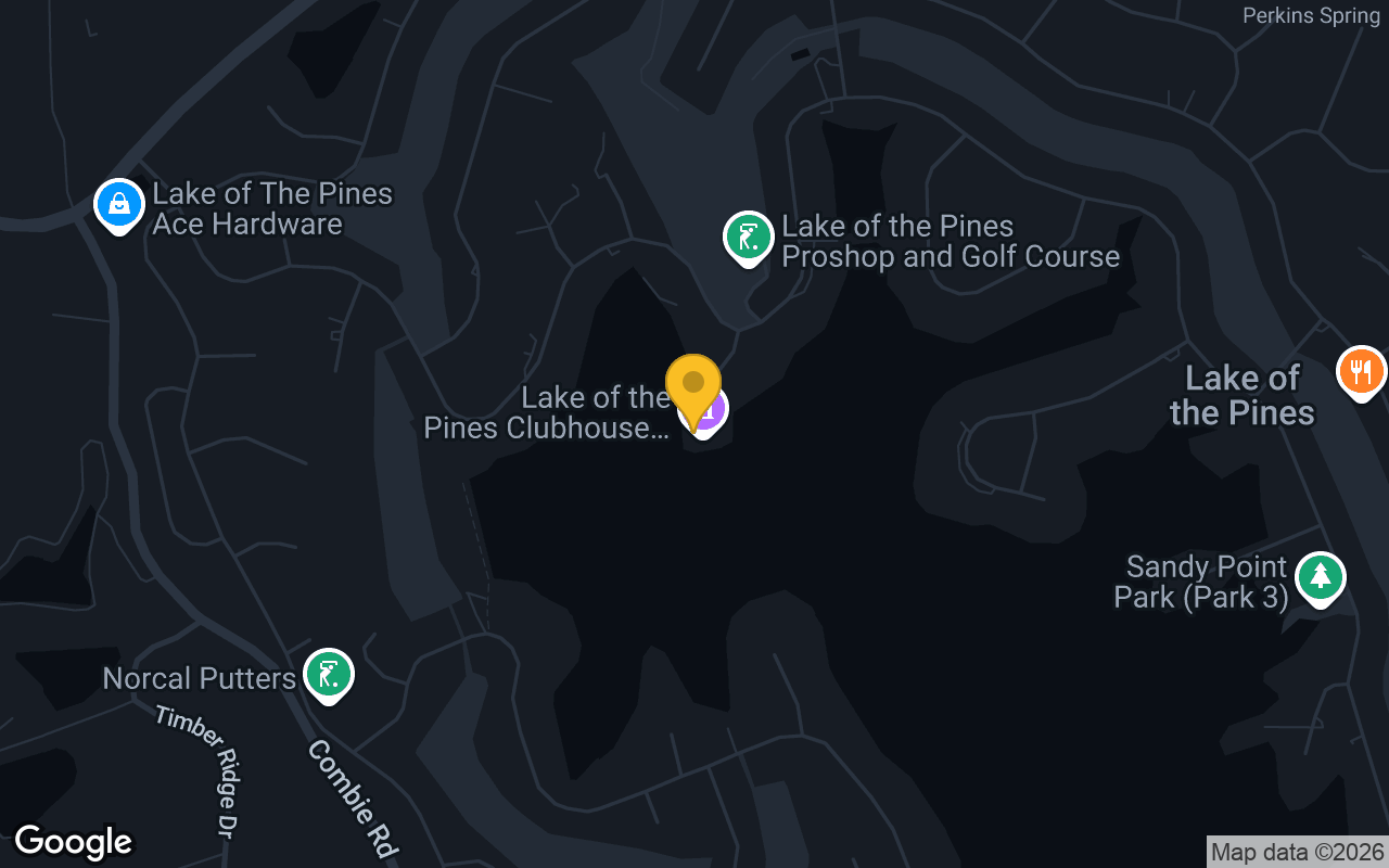 Map of Lake of the Pines Association