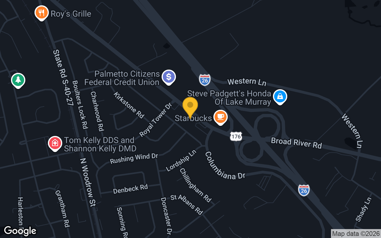 Map of Lucky's Burger Shack