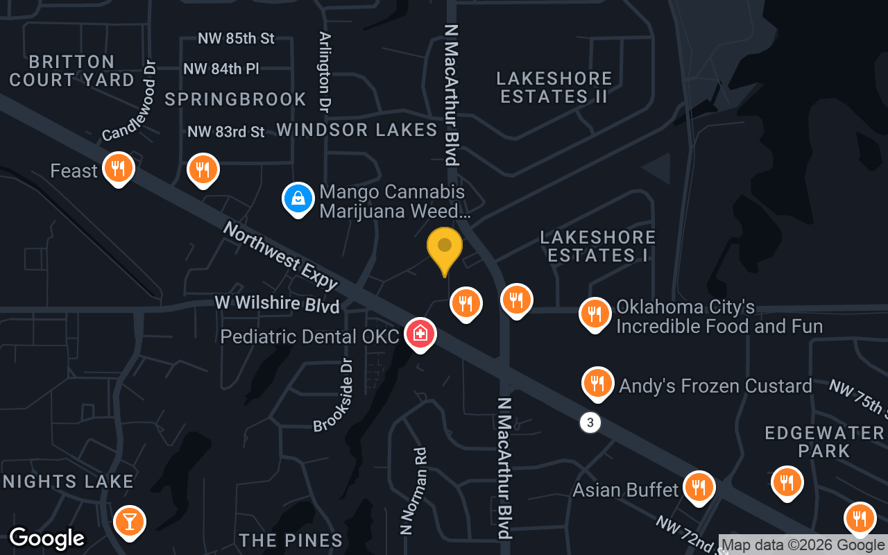 Map of Lumpy's Sports Grill  N.W. Expressway