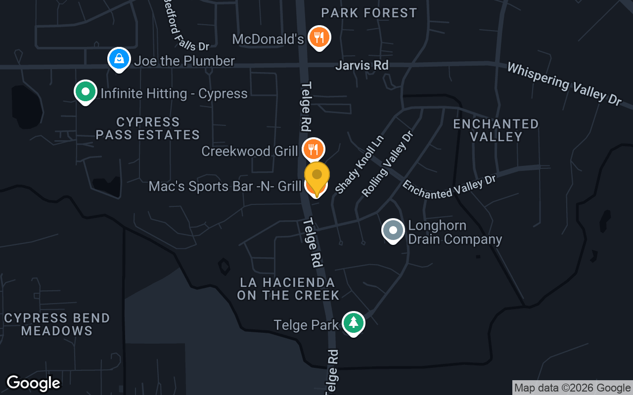 Map of Mac's Sports BarNGrill