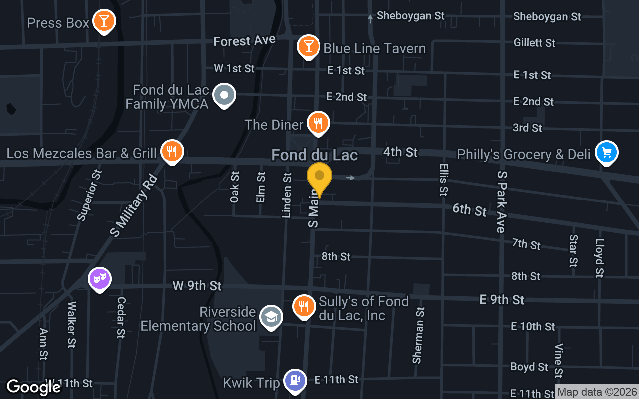 Map of Main Pub