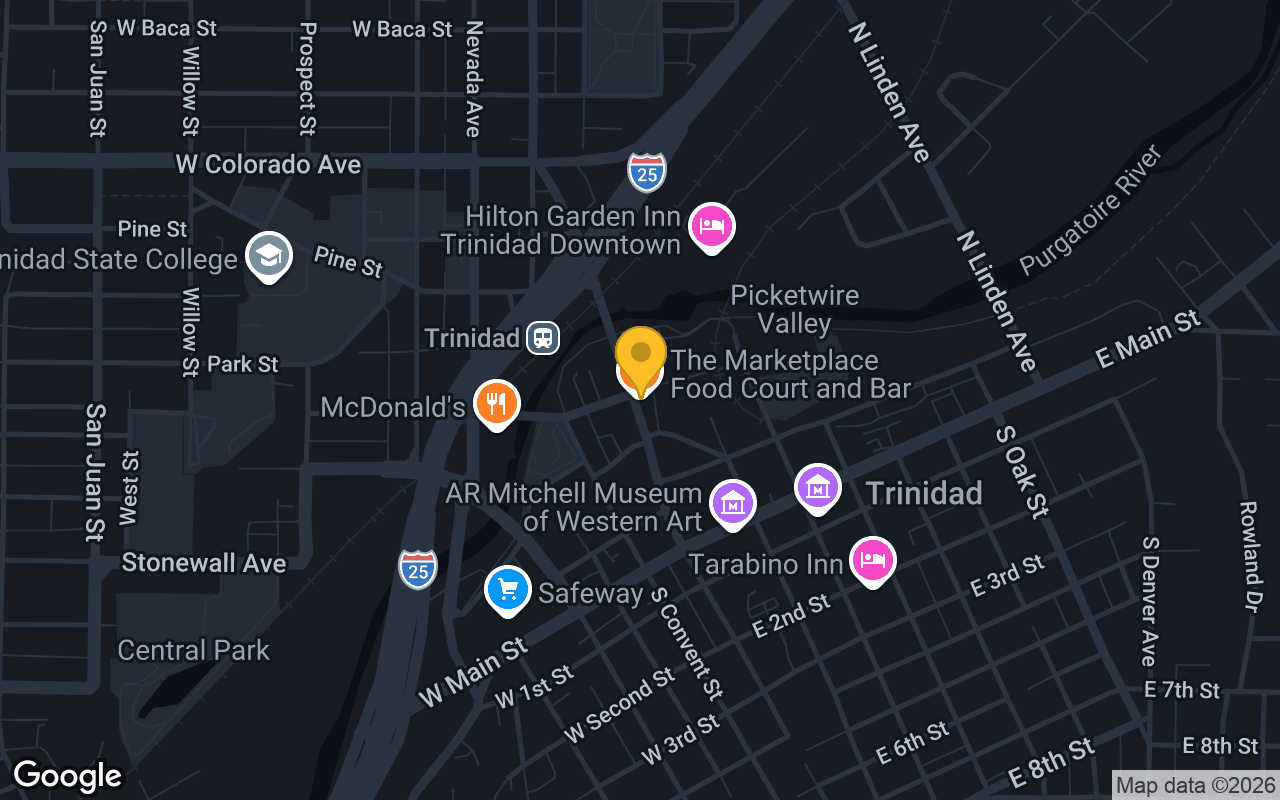 Map of Marketplace Bar