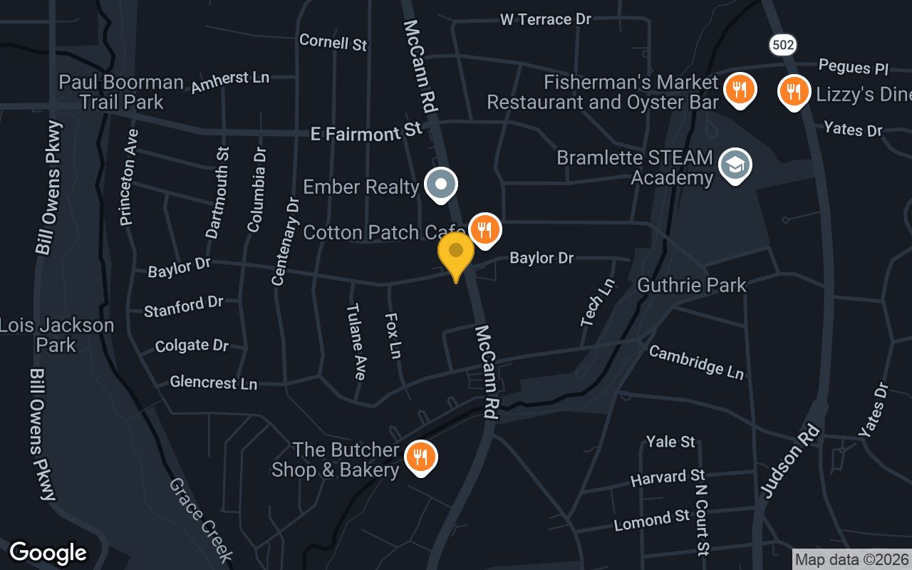Map of McCann Street Bar and Grill