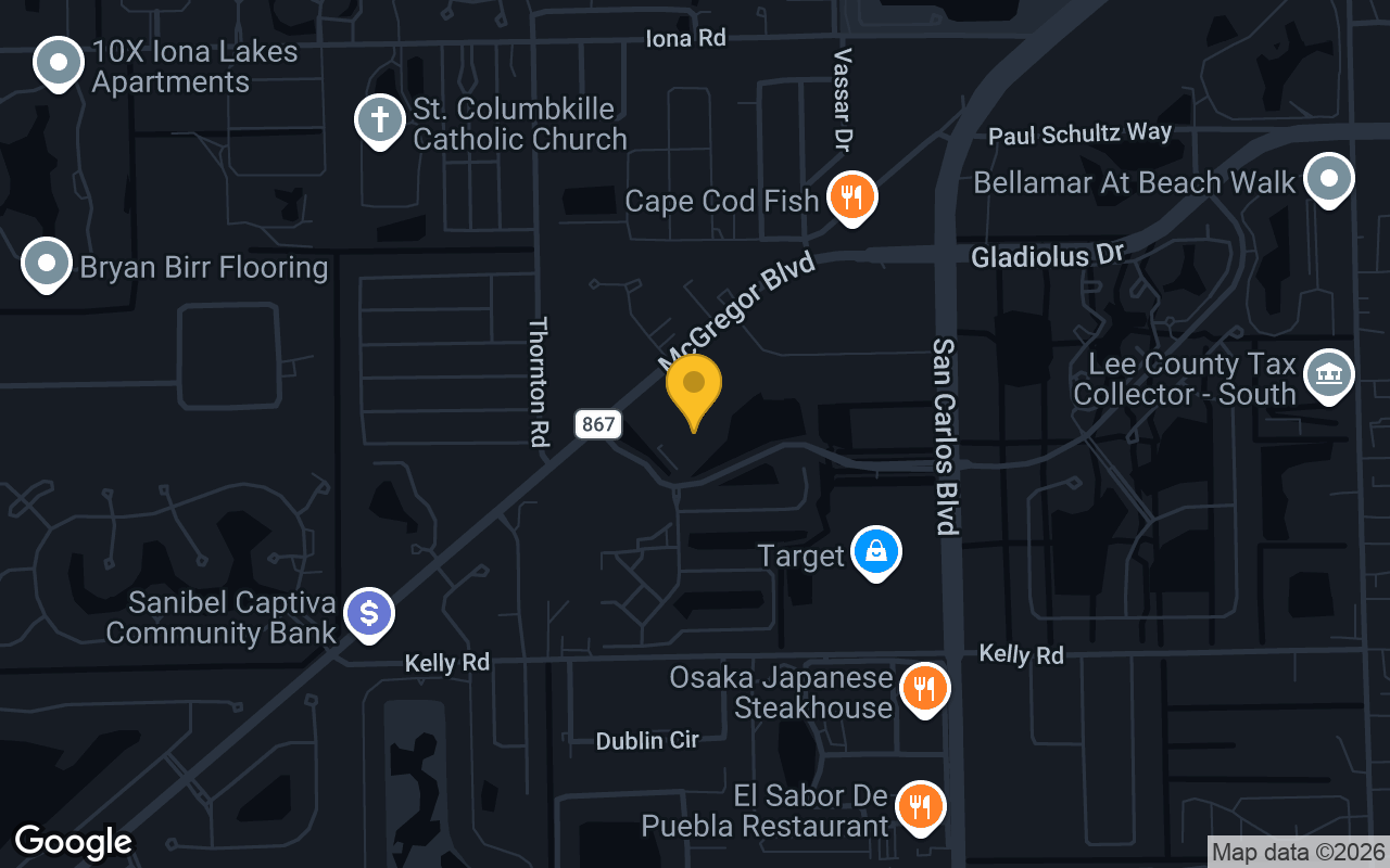 Map of McGregor Grill