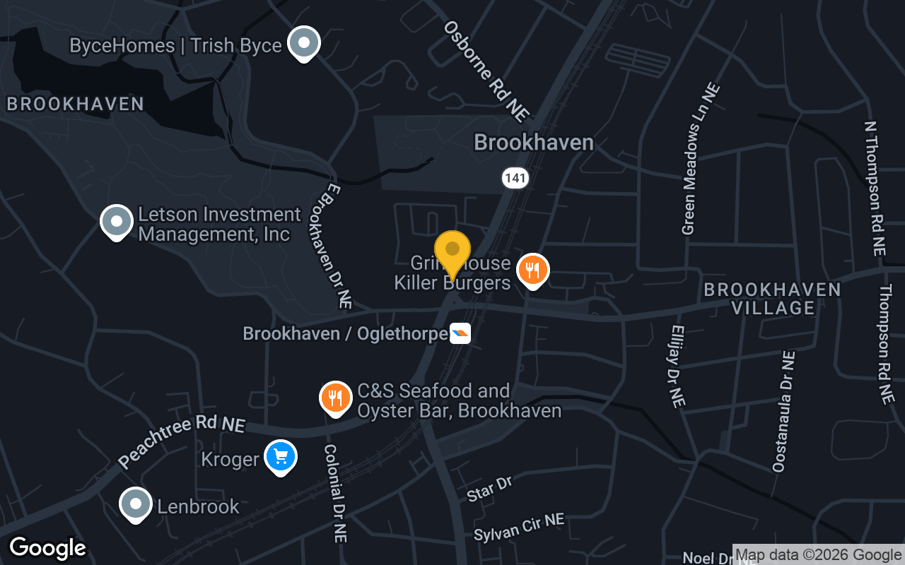 Map of Mellow Mushroom Atlanta