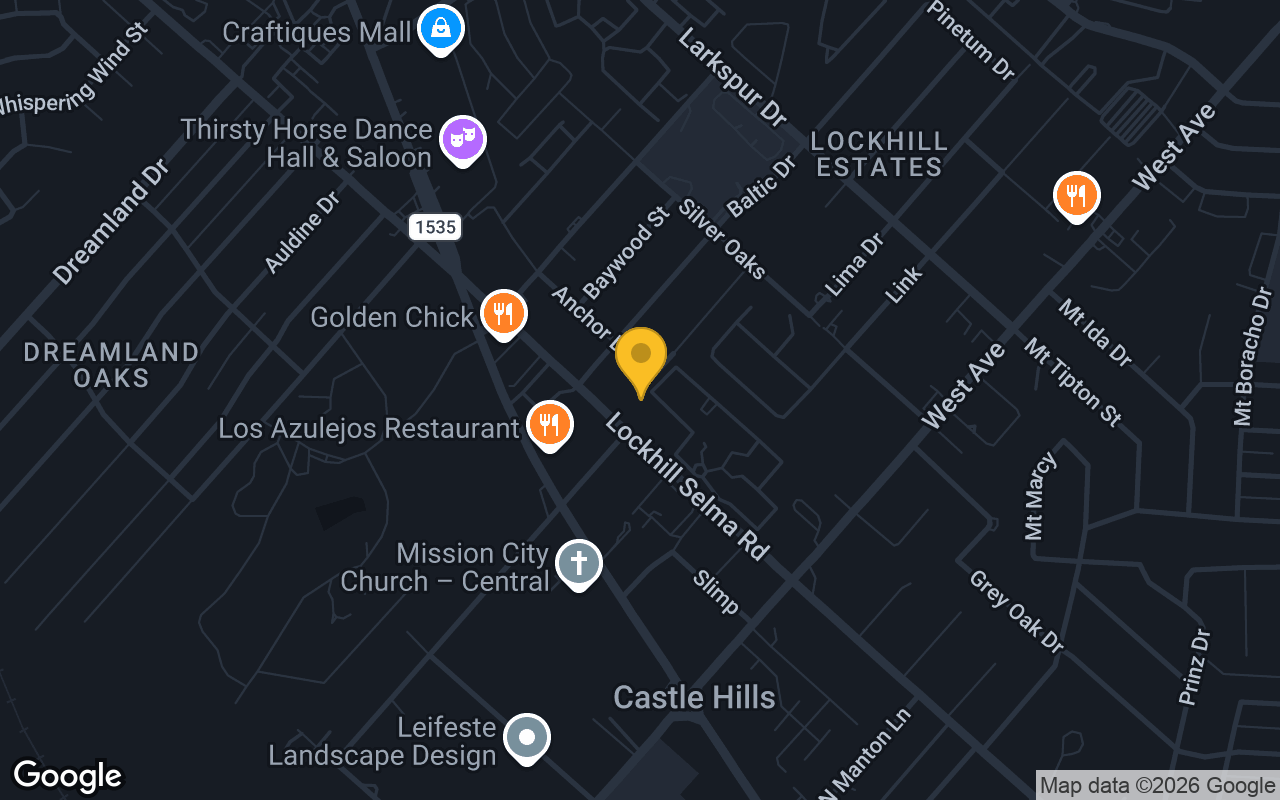 Map of Mitchell's
