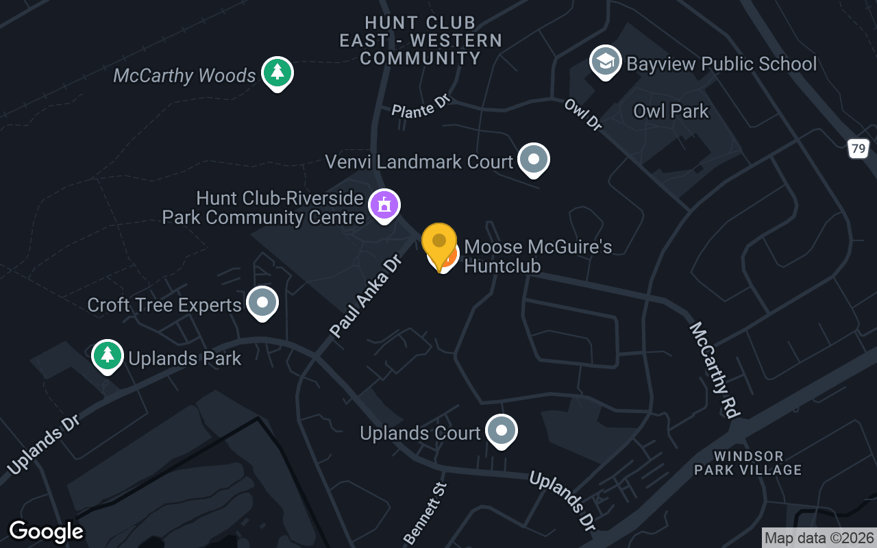 Map of Moose McGuires