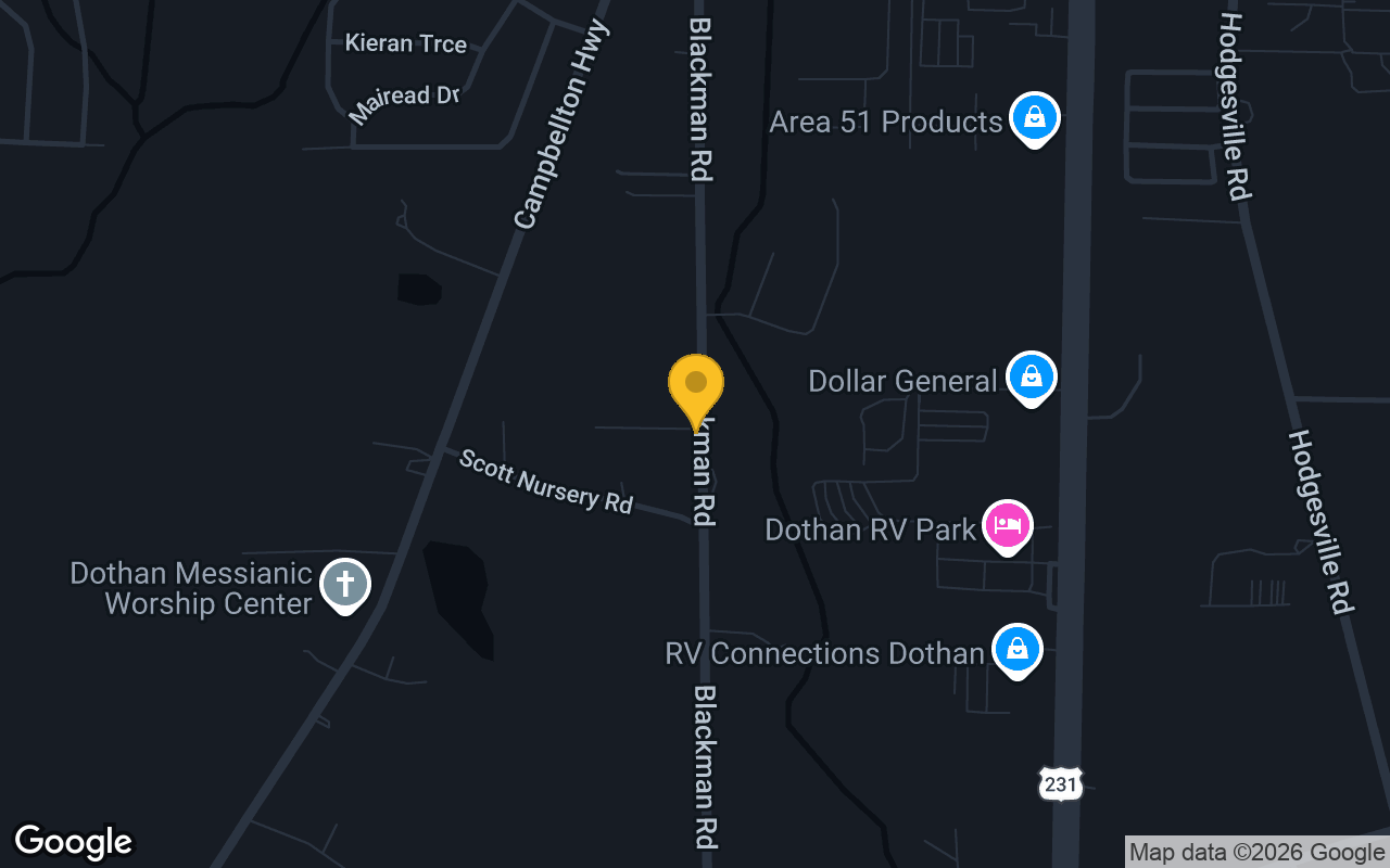 Map of Morgan Residence