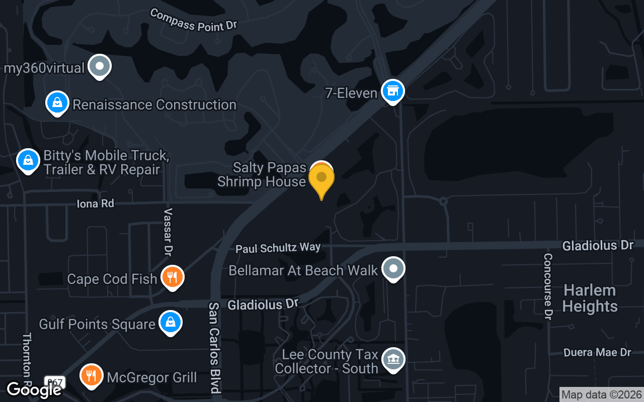 Map of Nick and Stella's Family Sports Pub