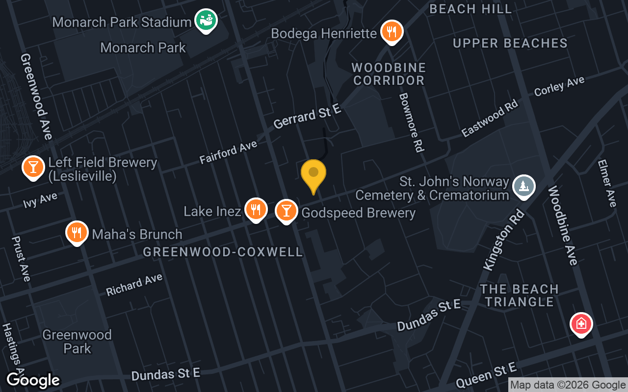 Map of Occasions Restaurant