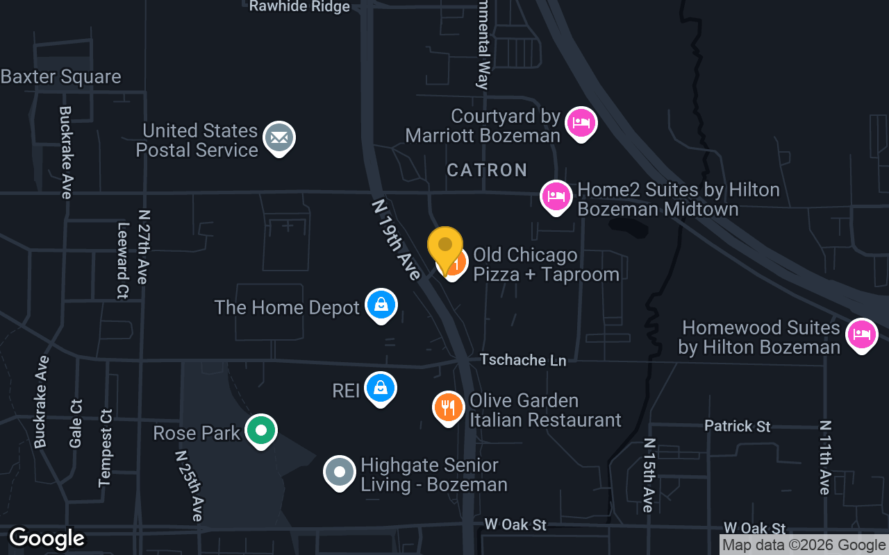 Map of Old Chicago  Bozeman 7401