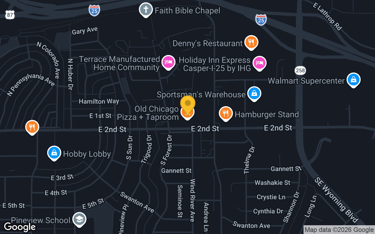 Map of Old Chicago Casper