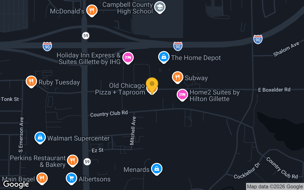 Map of Old Chicago Gillette