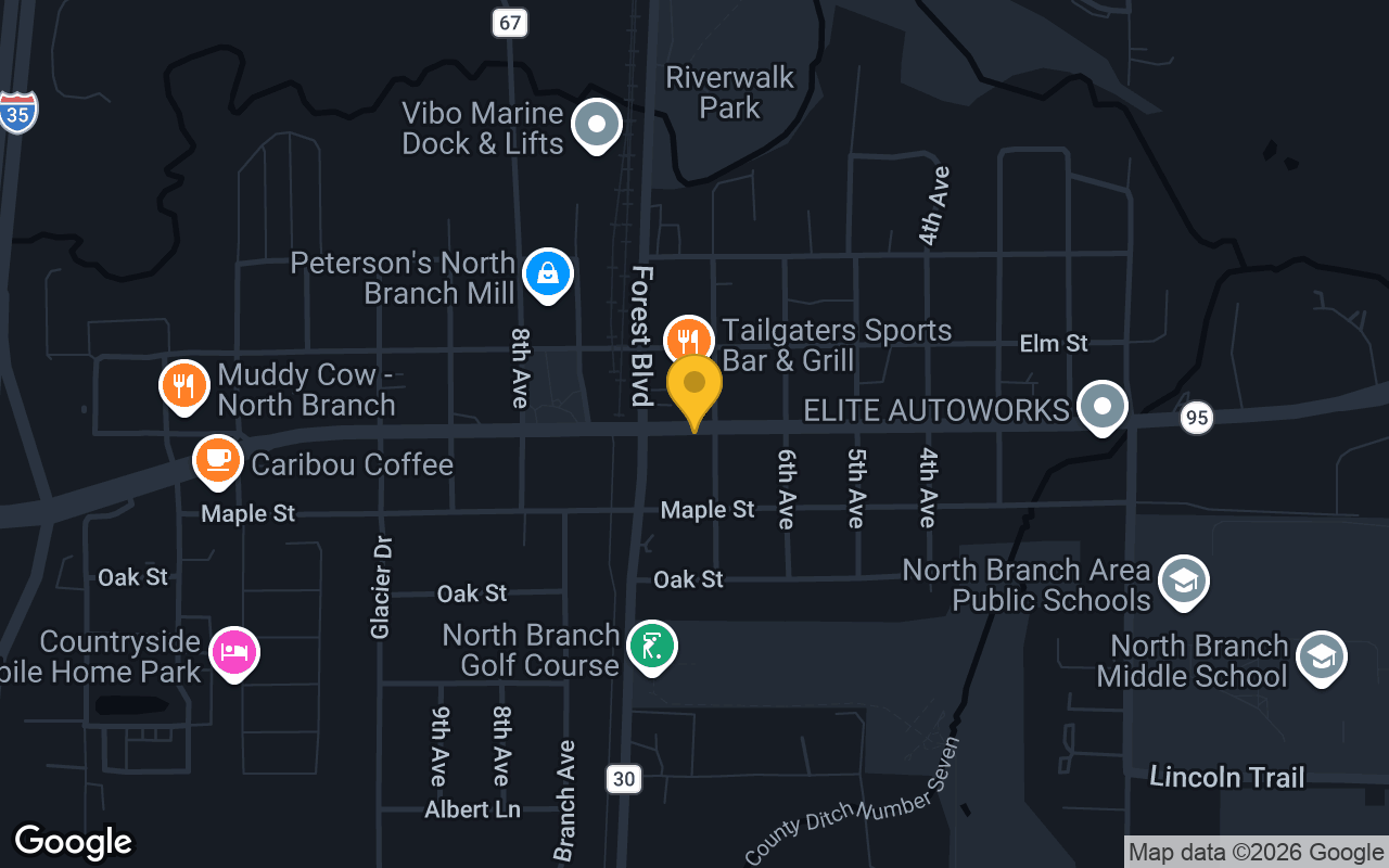 Map of Old Brick Inn