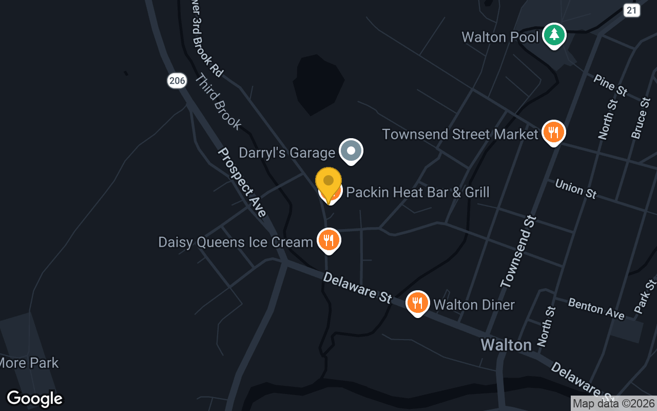 Map of Packin Heat Bar and Grill