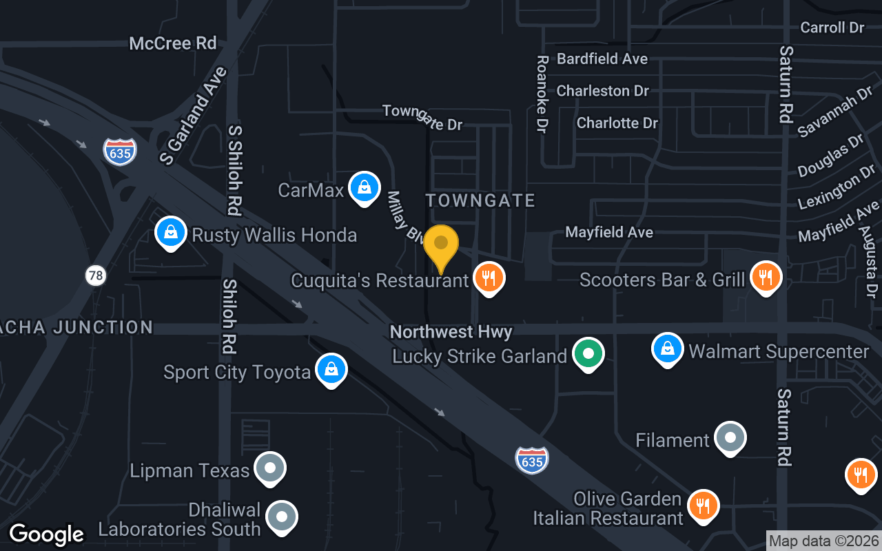 Map of Parks Place