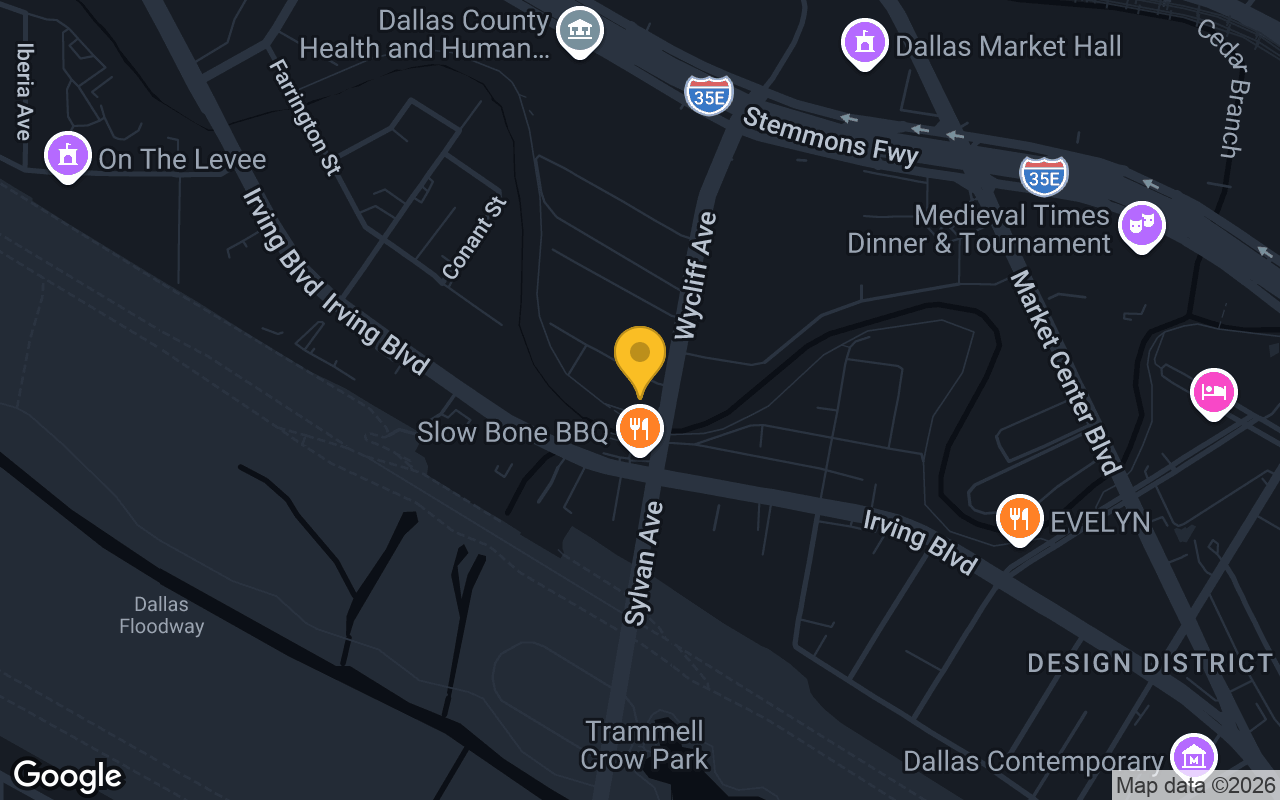 Map of Peaks Dallas