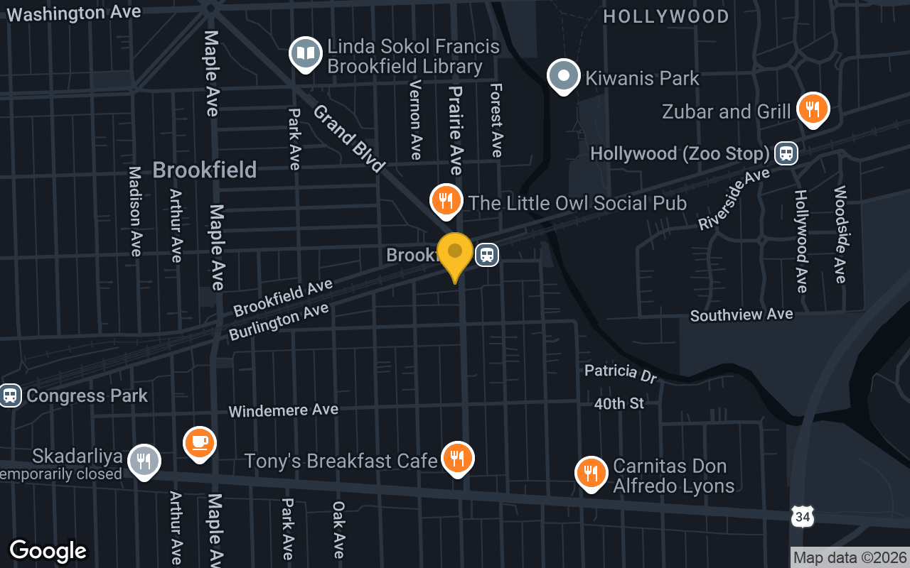 Map of Phil's Sports Bar and Grill