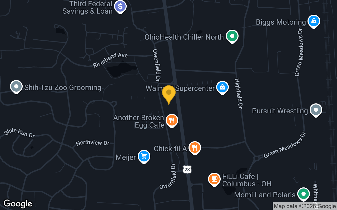 Map of Pizza Cottage Powell