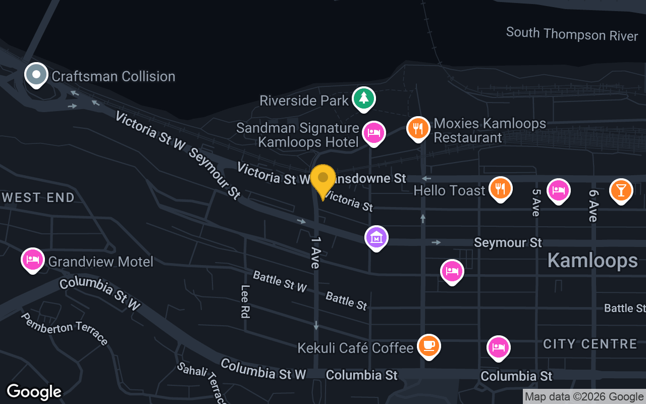 Map of QA CANADA