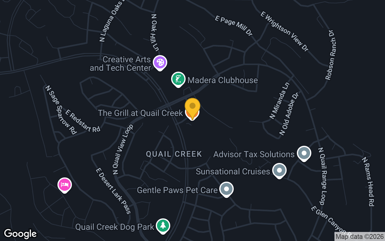 Map of Quail Creek CC