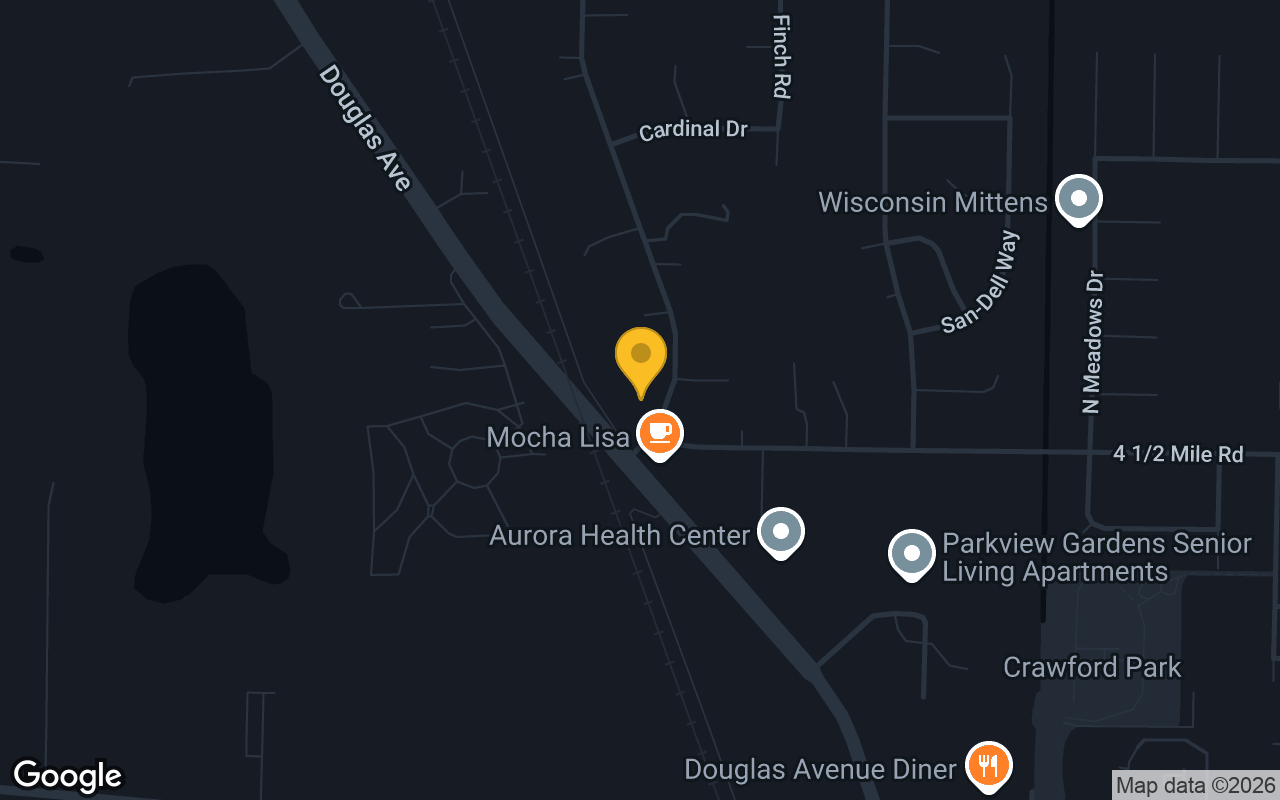 Map of Racine Moose Lodge #437