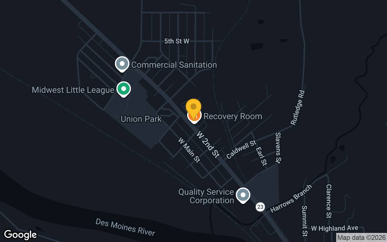 Map of Recovery Room