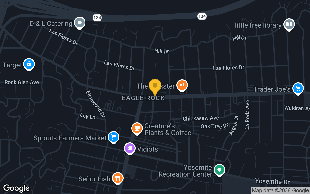 Map of Relentless Brewing Eagle Rock
