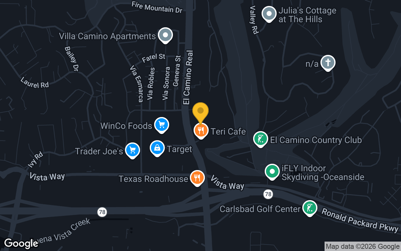Map of Rookies Restaurant and Sports Bar