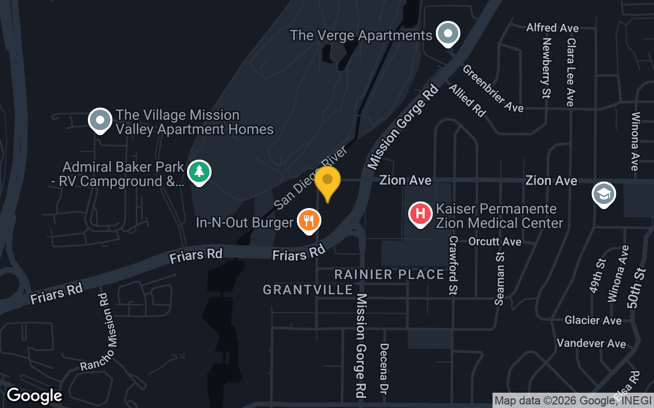 Map of San Diego Brewing Company