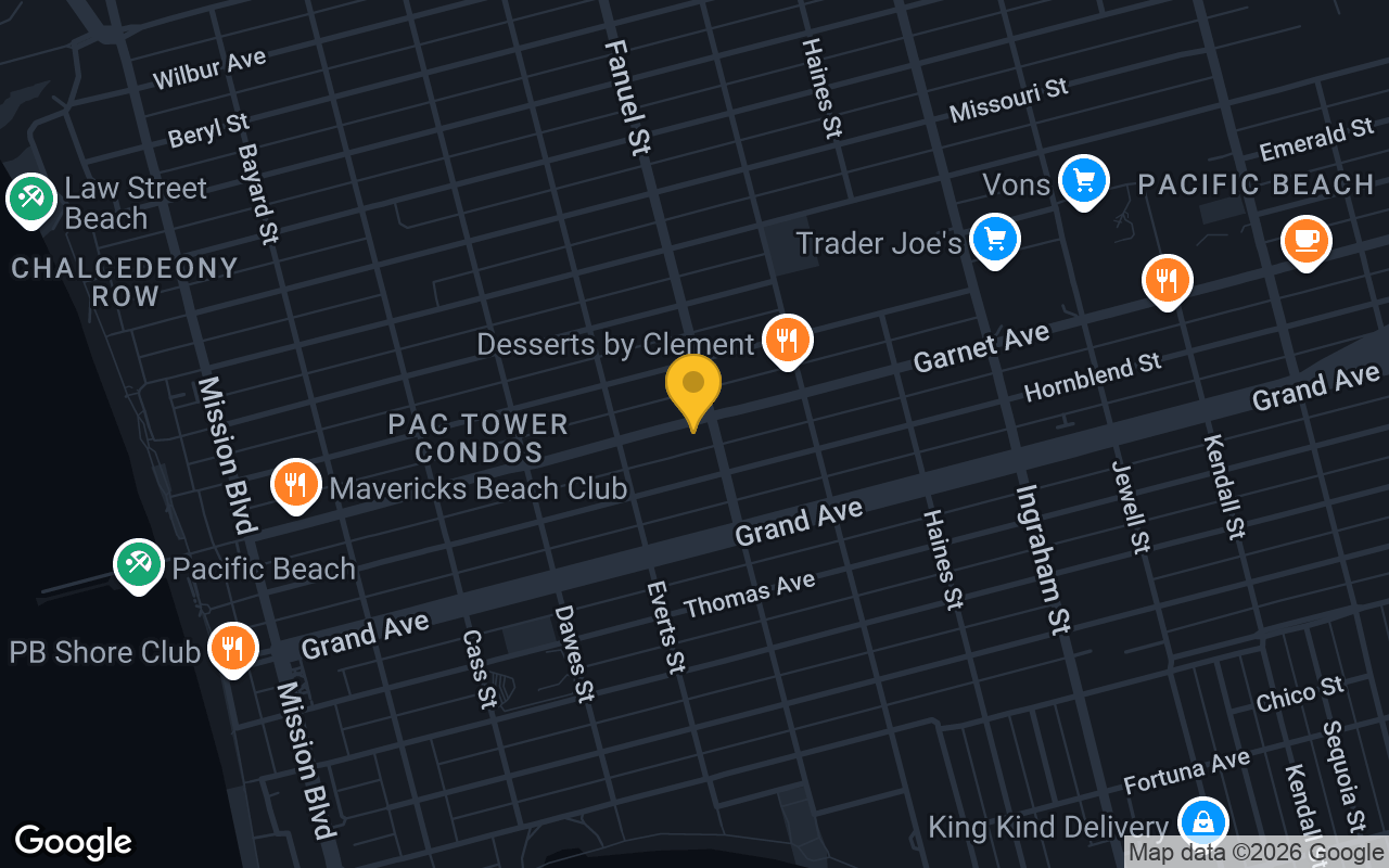 Map of SD Taproom