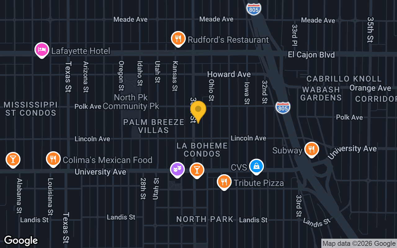 Map of Second Chance Beer Lounge